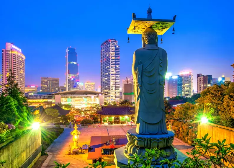 South Korea travel data