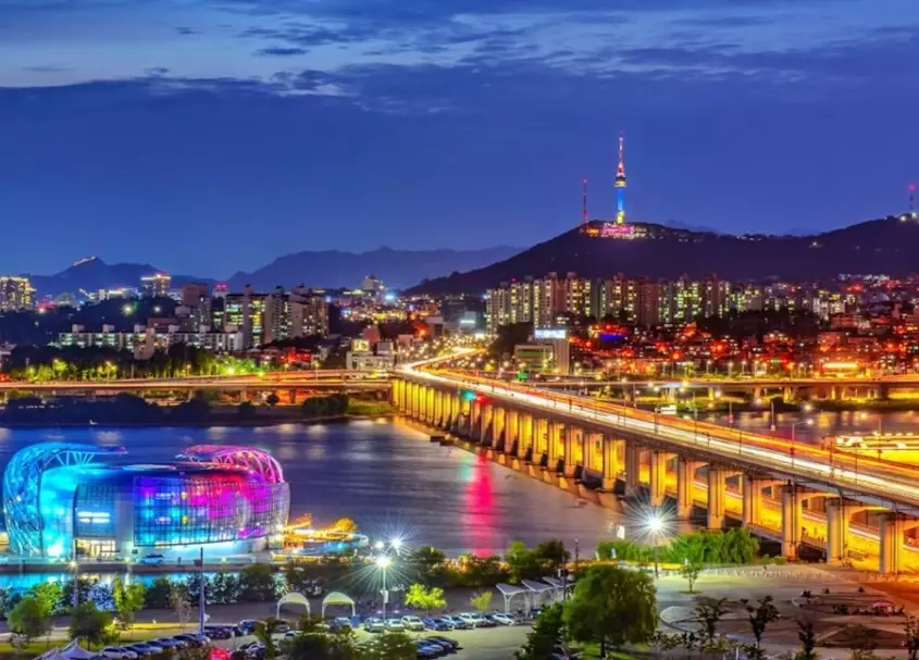 visitors to Korea by country