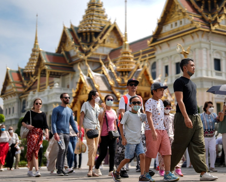 American tourists in Australia