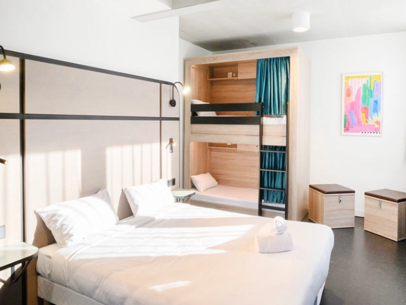 hostels with private rooms Europe