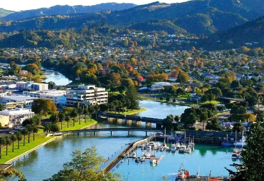 American tourists in New Zealand